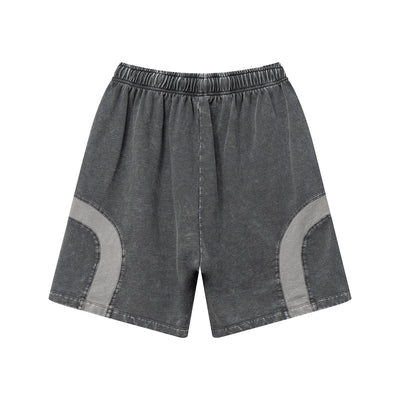 Contrast Arc Loose Fit Shorts