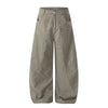 Square Stud Detail Wide Leg Pants