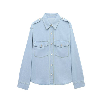 Simple Fashionable Denim Shirt