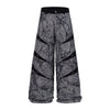 High Street RO Style Asymmetric Deconstructed Loose Wide Leg Jeans