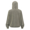 Double Yarn Vintage Washed Zippered Comfort Hoodie