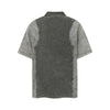 Two Tone Vintage Wash Contrast Panels Polo Shirt