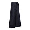 High Waisted Relaxed Fit Button Fly Vintage Blue Jeans