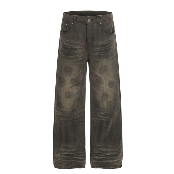 Vintage Washed High Street Loose Fit Jeans