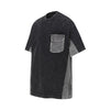 Streetwear Inspired Color Blocked Washed Casual Cotton Tee
