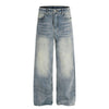Light Wash High Waist Wide Jeans