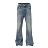 Vintage Light Wash High Waisted Flared Denim Jeans