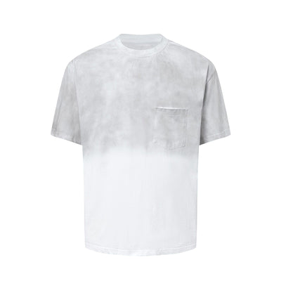 Designer Hand-Sprayed Vintage Washed Slim Crew Tee