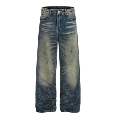 Vintage High Waist Faded Jeans