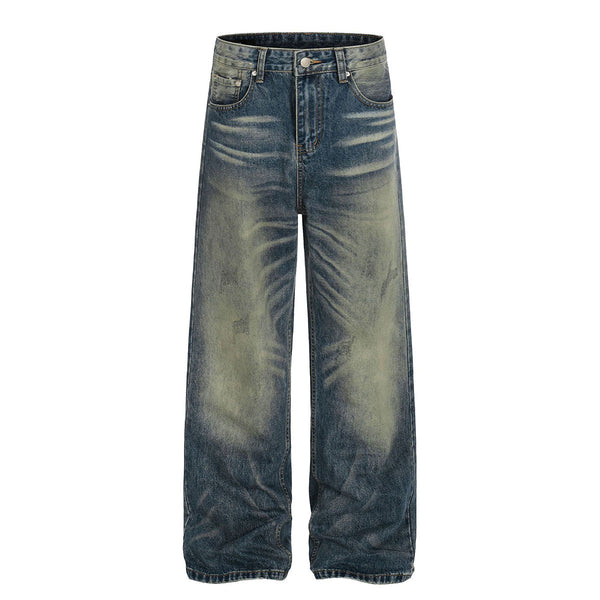 Vintage High Waist Faded Jeans