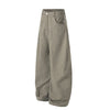 Square Stud Detail Wide Leg Pants
