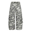Utility Camouflage Cargo Wide Leg Pants