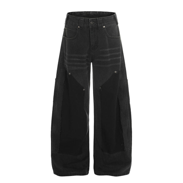 Vintage High Street Distressed Blade Cut Jeans