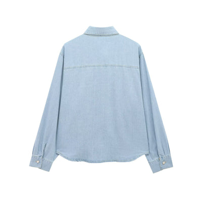 Simple Fashionable Denim Shirt