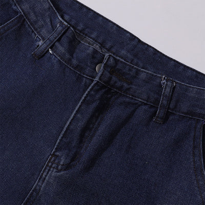 Vintage Style Embroidered Washed Wide Leg Pants