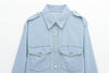 Simple Fashionable Denim Shirt