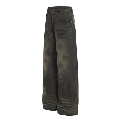 Vintage Washed High Street Loose Fit Jeans