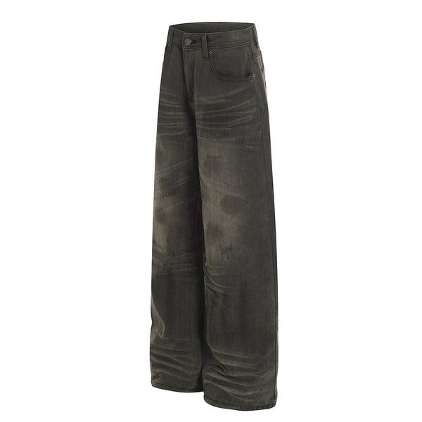 Vintage Washed High Street Loose Fit Jeans