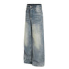 Light Wash High Waist Wide Jeans