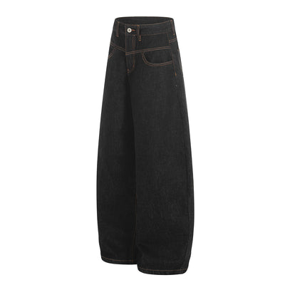 Classic Dark Wash Wide Leg Jeans