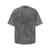 Structural Panels Sleeve Zipper Vintage Washed Short Sleeve Tee