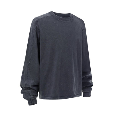 Washed Vintage Crewneck Long Sleeve