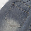 Cartoon Food Embroidery Fun Streetwear Denim Shorts
