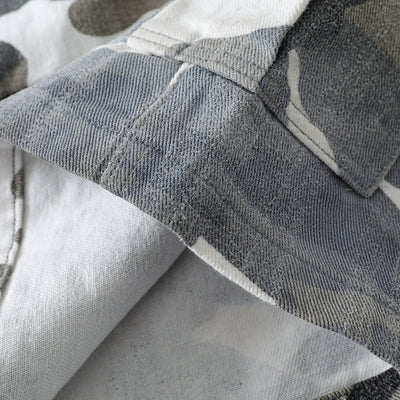 Straight Leg Camo Cargo Bermuda Shorts