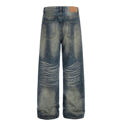 Vintage High Waist Faded Jeans