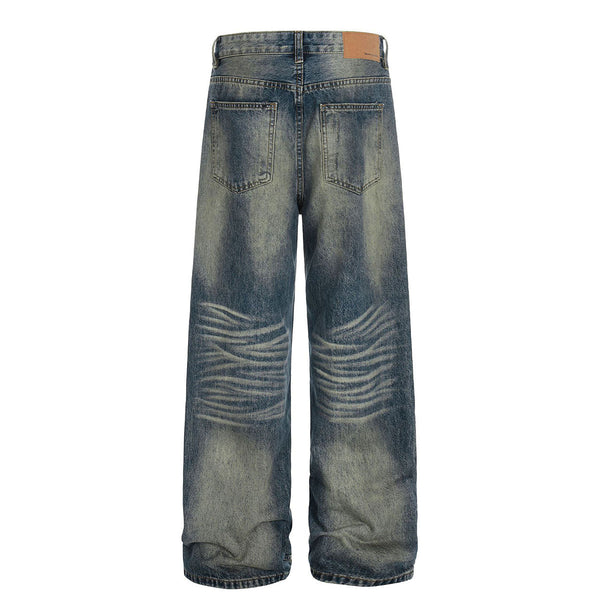 Vintage High Waist Faded Jeans