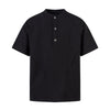 Vintage Waffle Knit Deconstructed Slim Crew Tee