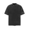 Structural Panels Sleeve Zipper Vintage Washed Short Sleeve Tee