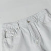 High Street Washed Distressed Wide Leg Flared Jeans