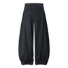 Vintage Plaid Wide Leg Relaxed Drawstring Pants