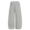 High Street Minimal Wide-Leg Drawstring Sweatpants