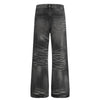American High-Street Black Washed Flared Jeans