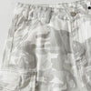 Snow Camo Combat Multi Pocket Wide Leg Cargo Pants