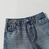 Vintage Light Wash High Waisted Flared Denim Jeans