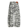 Utility Camouflage Cargo Wide Leg Pants