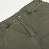 Olive Wide Leg Pants Star Cross Embroidery Details