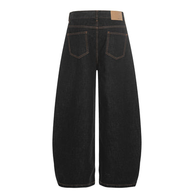 Classic Dark Wash Wide Leg Jeans