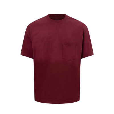 Designer Hand-Sprayed Vintage Washed Slim Crew Tee