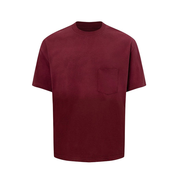 Designer Hand-Sprayed Vintage Washed Slim Crew Tee