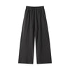 Streetwear Distressed Curved Panel Straight-Leg Pants