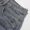 Cartoon Food Embroidery Fun Streetwear Denim Shorts