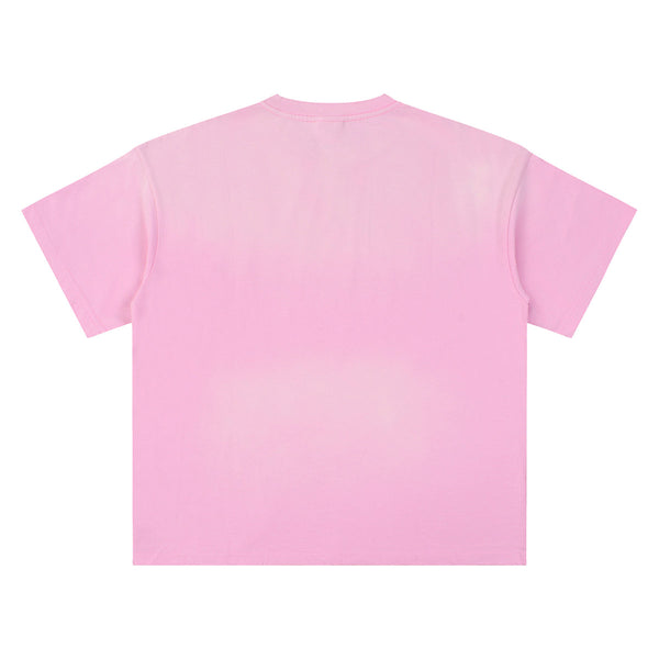 Distressed Premium Relaxed Fit Oversized T-Shirt