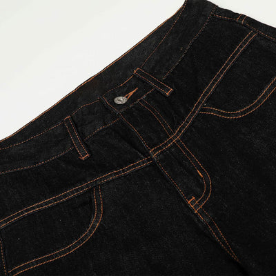 Classic Dark Wash Wide Leg Jeans