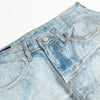 Rhinestone Lightning Bolt Vintage Wide Denim