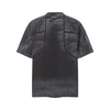 Structured Seams Minimalist Gradient Contemporary Design Tee
