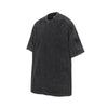 Structural Panels Sleeve Zipper Vintage Washed Short Sleeve Tee
